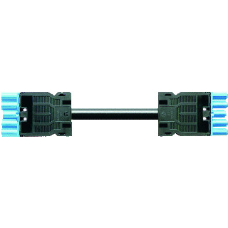 Wieland Gst18i5 patchkabel gebouwinstallatie 5P contrastekker (female) stekker 5000MM gst18i5ksbs2550pb02