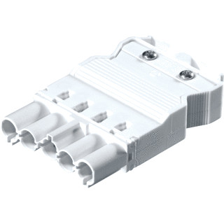Wieland Gst18i5 kabelsteker male wit schroef