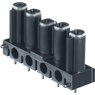 Wieland Gst18i5 apparatuuraansluiting voor insteekbare gebouwinstallatie 5P female recht