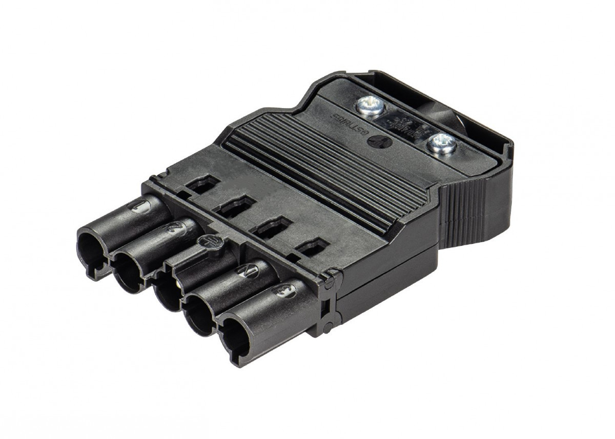 Wieland GST18I5 Stekerdeel Met trekontlastinggst18i5s S1 ZR1 M zwart