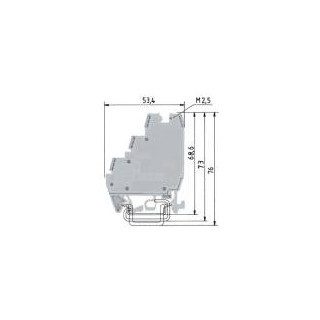 Wieland Initiatorklem WK2,5-4 ki/U-pgroen/V0