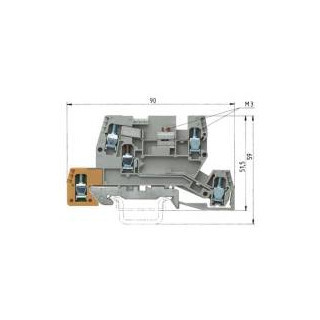 Wieland Installatieklem wki 4 NTN-D-SL/V0