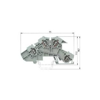 Wieland Installatieklem wkif 2,5 D-D