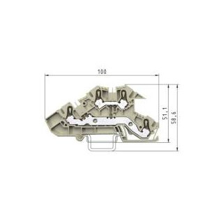 Wieland Installatieklem wkis 2,5 N-D