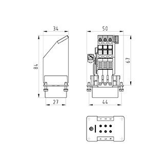 Wieland REVOS Klemadapter Bas sas KL 6 4,0 50