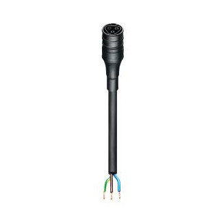 Wieland Rst20i3 patchkabel gebouwinstallatie 3P contrastekker (female) vrij kabeluiteinde 3000MM