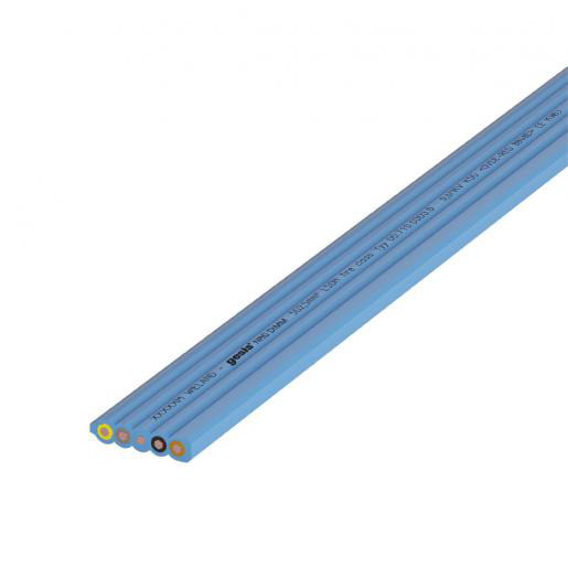 Wieland nrg5x2,5/4 vlakkabel 5G2,5MM2 PVC pastelblauw