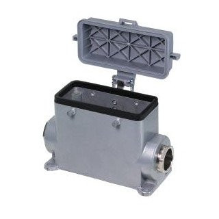 Wieland Revos behuizing rechthoekige connectoren ip54 B57MM H98MM aanbouwbehuizing tweezijdig