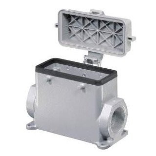 Wieland Revos behuizing rechthoekige connectoren ip54 B57MM H98MM aanbouwbehuizing tweezijdig