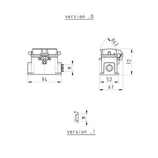 Wieland REVOS Onderhuis Bas gut GG 10 M20 50 a1