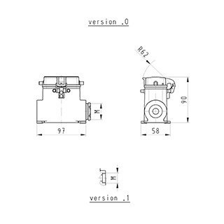 Wieland REVOS Onderhuis Bas gut GG 10HM25 50 a1