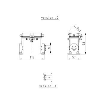 Wieland REVOS Onderhuis Bas gut GG 40HM32 50 a0