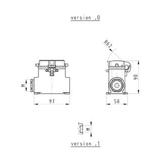 Wieland REVOS Onderhuis Bas gut GH 10HM25 50 a1