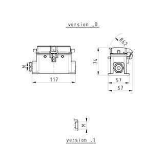 Wieland REVOS Onderhuis Bas gut GH 16 M25 50 a0