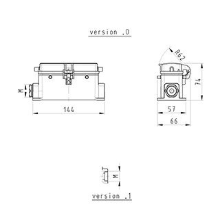 Wieland REVOS Onderhuis Bas gut GH 24 M25 50 a0