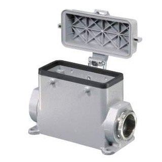 Wieland Revos behuizing rechthoekige connectoren ip54 B57MM H98MM aanbouwbehuizing zij