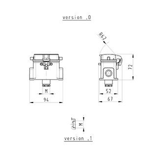 Wieland REVOS Onderhuis Bas gut gi 10 M20 50 a1
