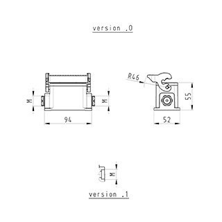 Wieland REVOS Onderhuis Bas gut GL 10 M20 50 a1