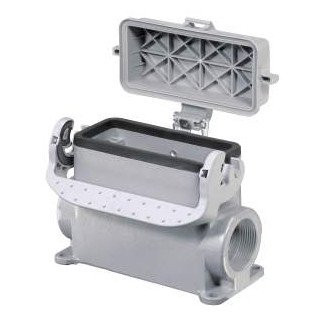 Wieland Revos behuizing rechthoekige connectoren ip54 B57MM H98MM aanbouwbehuizing tweezijdig