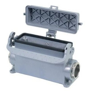 Wieland Revos behuizing rechthoekige connectoren ip54 B57MM H98MM aanbouwbehuizing tweezijdig