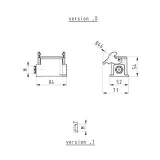 Wieland REVOS Onderhuis Bas gut groen 6 M20 50 a0