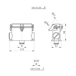 Wieland REVOS Onderhuis Bas gut gu 64HM32 50 a1