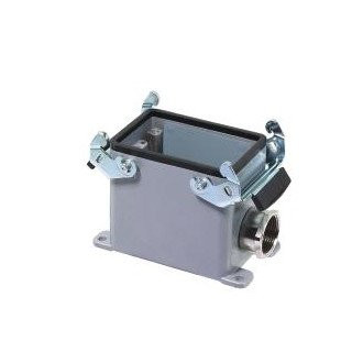 Wieland Revos behuizing rechthoekige connectoren ip54 B71MM H75MM aanbouwbehuizing zij