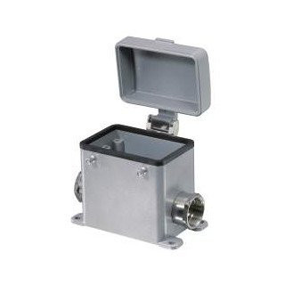 Wieland Revos behuizing rechthoekige connectoren ip54 B71MM H75MM aanbouwbehuizing tweezijdig