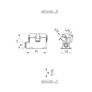 Wieland REVOS Onderhuis HD gut MN 25 M20 50 a1