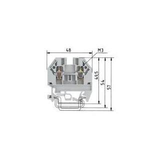 Wieland WK verbindingsrijgklem 0,5-6MM² eendr. grijs