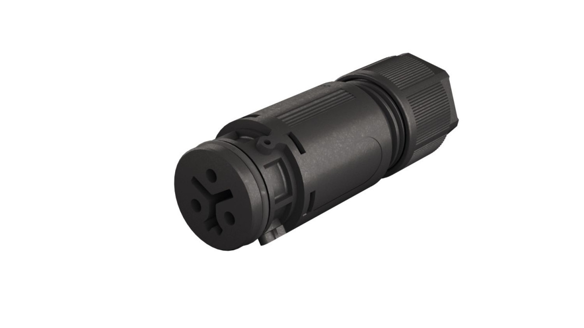 Wieland RST08I3 Rst08i3 Connector female 3-polig zwart