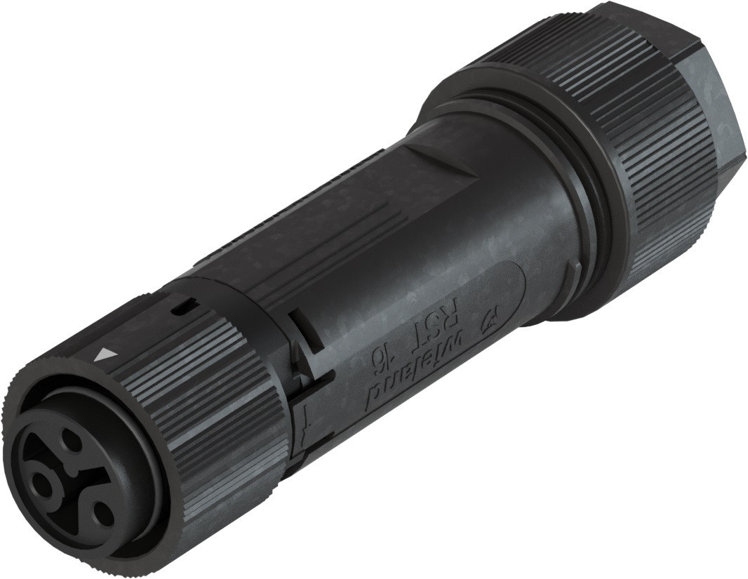 Wieland RST16I3 Rst16i3 Female connector 3-polig met trekontlasting kabeldia 7,1 - 13M