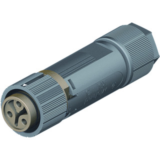 Wieland Rst16i3 female connector met trekontlasting 5,0-9,5MM² schroef bruin