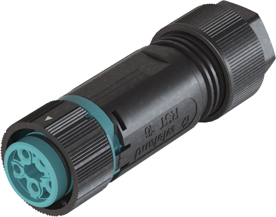 Wieland RST16I5 Rst16i5 Female connector 5-polig met trekontlasting kabeldia 10 - 14,5