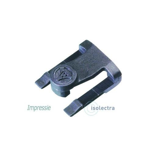 Wieland Rst20i2/i3 ontgrendel hulpstuk zwart kabelstekers krimphuls