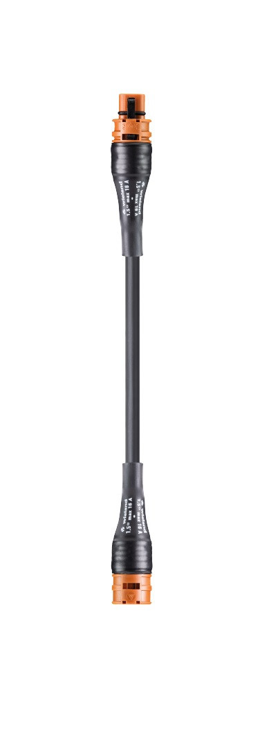 Wieland Rst20i2 kabel M/F 1,5MM2 5M bruin rubber 60°C