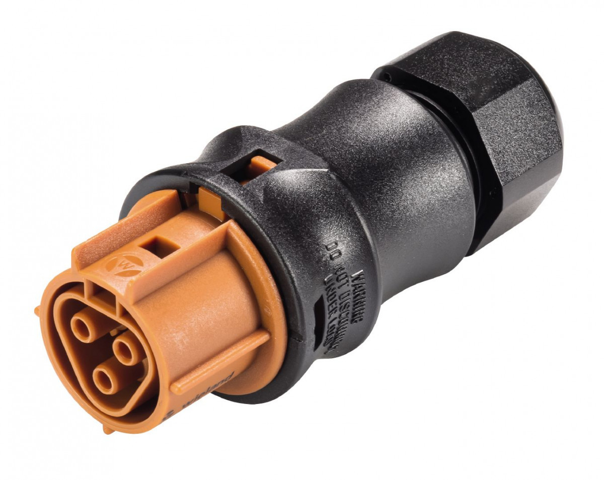 Wieland RST20I3 Busdeel Met trekontlasting rst20i3f B2 ZR2S L bruin 01