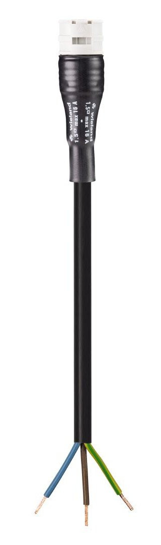 Wieland Rst20i3 patchkabel gebouwinstallatie 3P contrastekker (female) vrij kabeluiteinde 4000MM