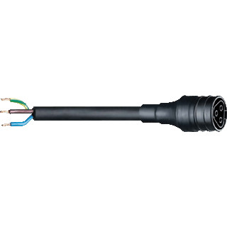 Wieland Rst20i3 patchkabel gebouwinstallatie 3P contrastekker (female) vrij kabeluiteinde 2000MM rst20i3k1b- 15 20SW