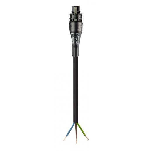 Wieland Rst20i3 patchkabel gebouwinstallatie 3P stekker vrij kabeluiteinde 4000MM