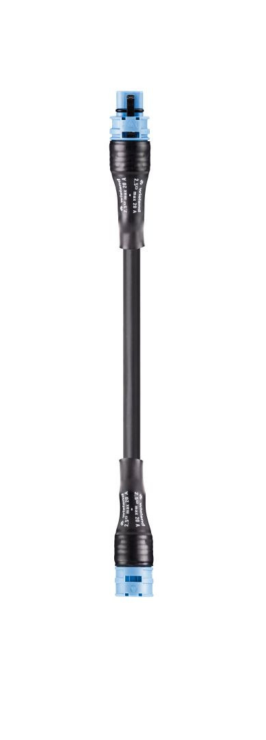 Wieland Rst20i3 kabel M/F 1,5MM2 4M pastelblauw PVC 90°C