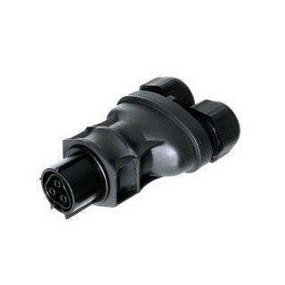 Wieland Rst20i3 kabelsteker female 2-voudig zwart 6-10MM2 schroef