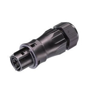 Wieland Rst20i3 kabelsteker female schroef zwart 13-18MM2