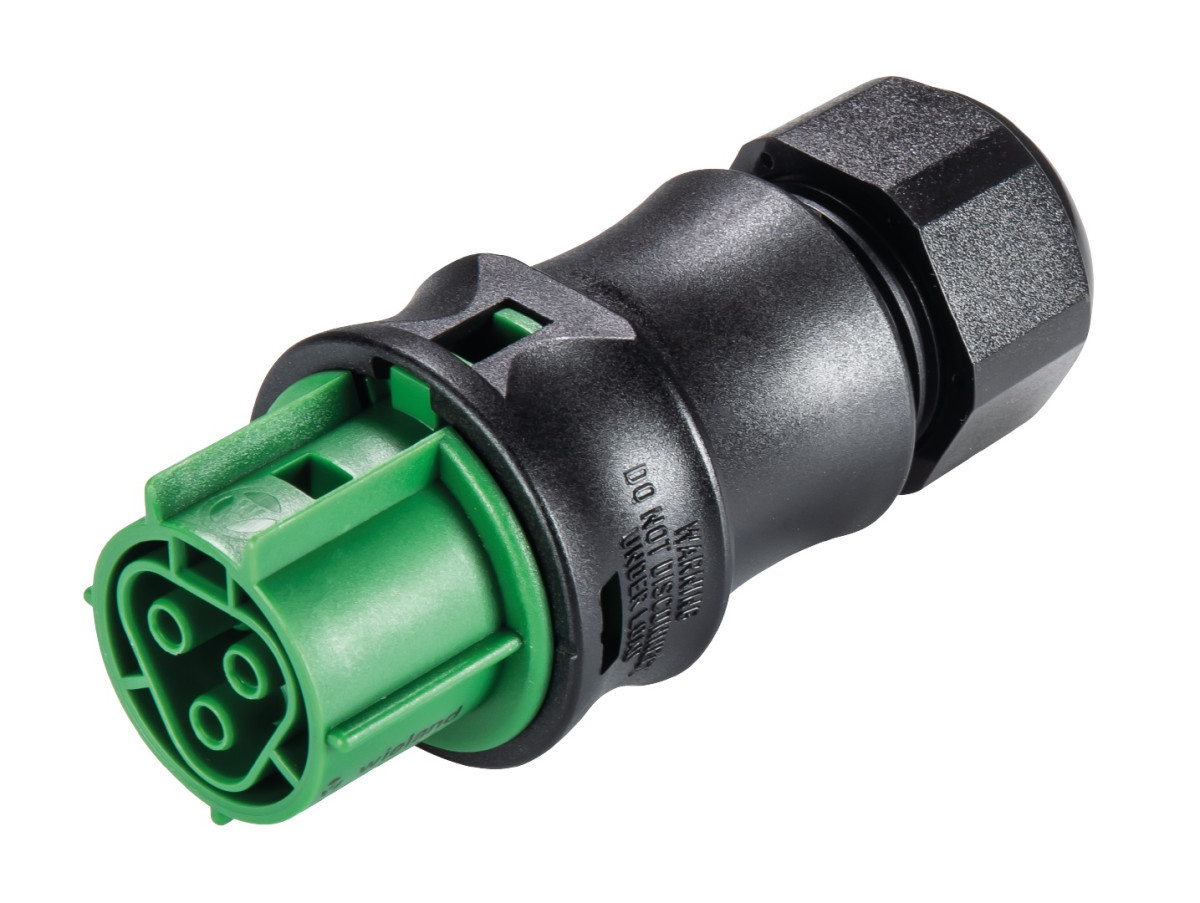 Wieland RST20I3 Rst20i3 Kabelsteker female groen 6-10MM veerklem