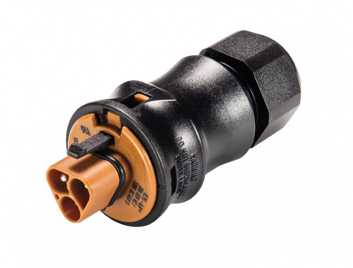 Wieland RST20I3 Stekerdeel Met trekontlasting rst20i3f S2 ZR2SVL bruin 01