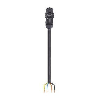 Wieland Rst20i4 patchkabel gebouwinstallatie 4P contrastekker (female) vrij kabeluiteinde 5000MM rst20i4ksb- 25 50SW