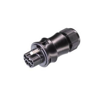 Wieland Rst20i4 kabelsteker male zwart 40822