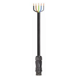 Wieland Rst20i5 patchkabel gebouwinstallatie 5P contrastekker (female) vrij kabeluiteinde 5000MM rst20i5ksb- 40 50SW