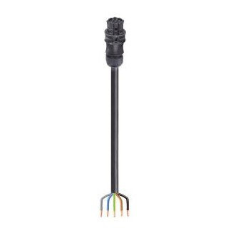 Wieland Rst20i5 patchkabel gebouwinstallatie 5P contrastekker (female) vrij kabeluiteinde 2000MM rst20i5ksb15p20tb04