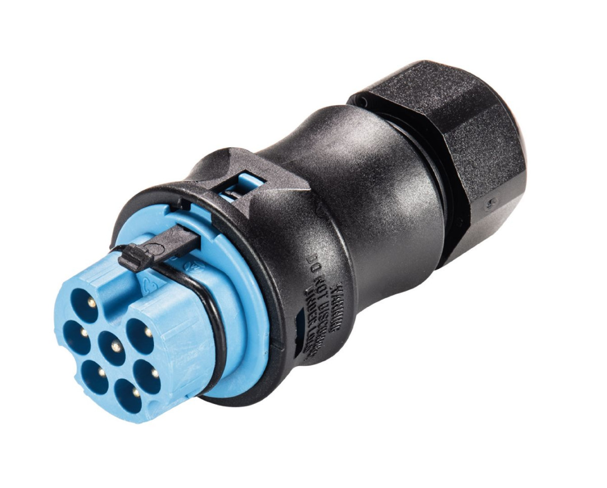 Wieland RST20I7 Rst20i7 Connector male 7-P. schroef lichtblauw
